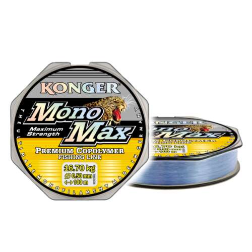 Konger Mono Max 0.18mm/150m horgász zsinór, prémium kopolímer monofil, német gyártás - Monofil zsinór