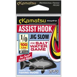 Kamatsu kamatsu assist hook jig slow 3/0 100lbs 92728477 