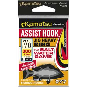 Kamatsu kamatsu assist hook jig heavy ring 9/0 300lbs 92728500 