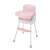 LittleONE by Pepita Pappo Pappo 3in1 Convertible Fixed Feeding Chair #pink - Ambalare cu handicap 35154776}
