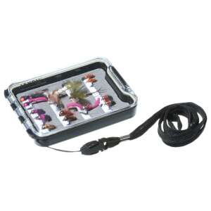 Jaxon Jaxon Fly Max 2 légyhorgász doboz 11/8/3cm légyekkel és zsinórral - Műlégy