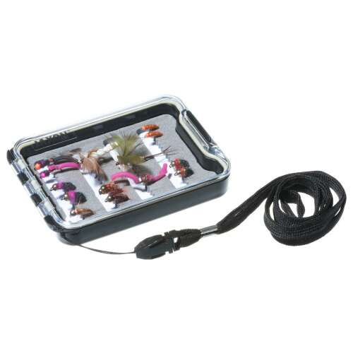 Jaxon Jaxon Fly Max 2 légyhorgász doboz 11/8/3cm légyekkel és zsinórral