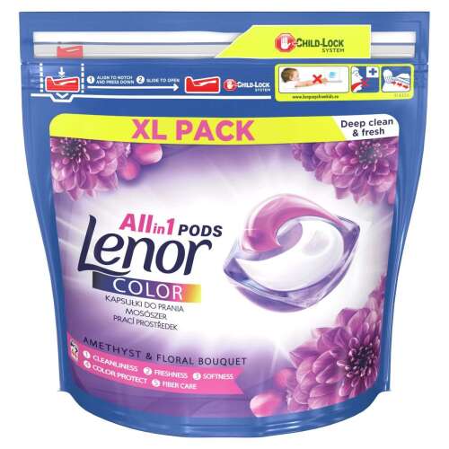 Lenor Allin1 Pods Amethyst Color XL Mosókapszula 2x44 mosás