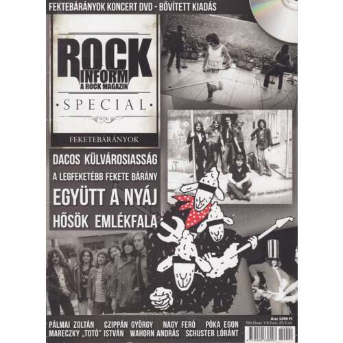 RockInform Special Feketebárányok Koncert 1980 Bővitett kiadás (DVD+Újság)