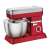 Bomann KM 398 CB roter Standmixer, 1200W, 6,3L Edelstahlschüssel