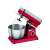 Bomann KM 398 CB roter Standmixer, 1200 Watt, Edelstahlschüssel, Schneebesenaufsatz