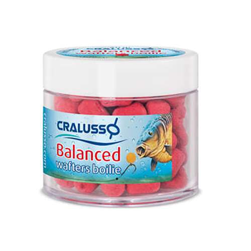 Cralusso Balanced Wafters Boilie, Eper, 20g, 6x7mm