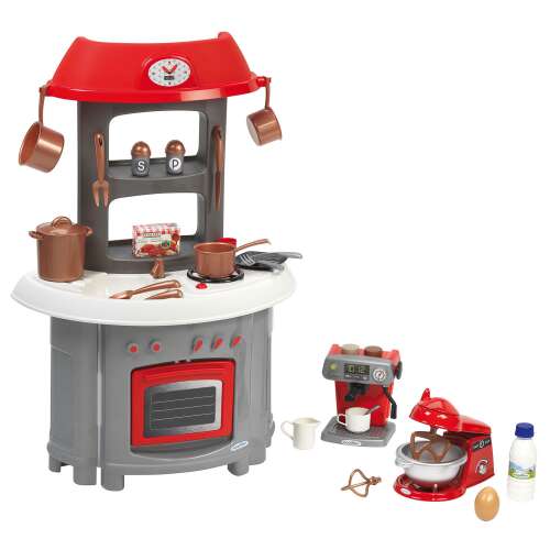 Ecoiffier 3in1 Spielküchen-Set #grey-red 35167713