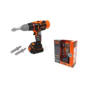 Zabawkowa wiertarka elektryczna Smoby Black & Decker #czarno-pomarańczowy