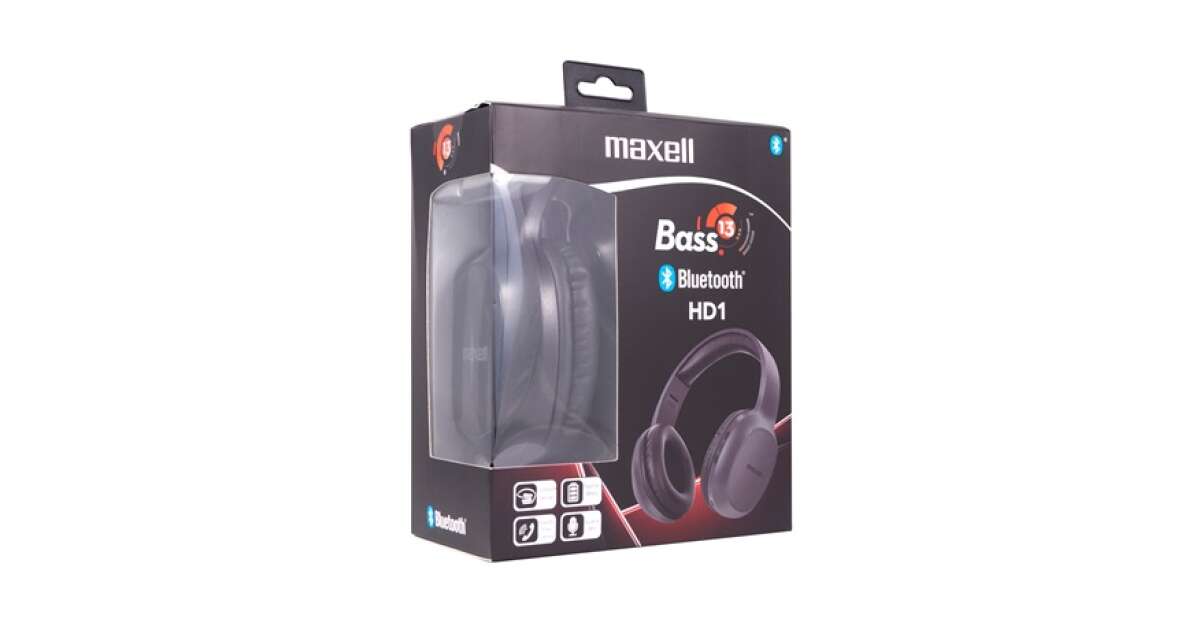 Maxell B13 HD1 Vezet k n lk li Fejhallgat Fekete Pepita.hu