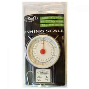 Oreel 22kg-os halmérleg, 50lbs kapacitás, 1m-es mérőszalaggal - Halvédelem