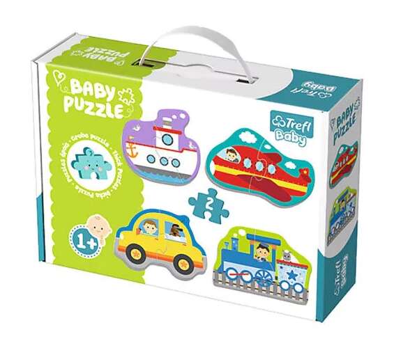 Trefl 4in1 Baby Puzzle - Járművek 8db
