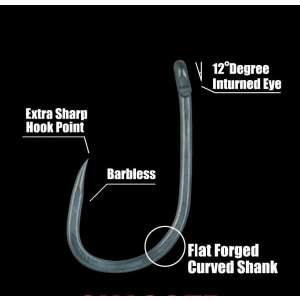 Gamakatsu G-Carp Specialist RX BL 6-OS horog, szakáll nélküli, 6-os méret, fekete, 10 db-os csomag - Feeder & pontyozó horog