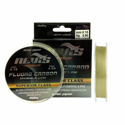 Nevis Fluoro Carbon Horgász Zsinór - 0,18 mm - 150 m 182254340 - Horgászzsinór