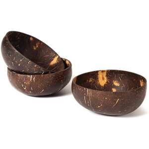 Kézzel Faragott Kókusztálak - 6 db - Különböző Méretek