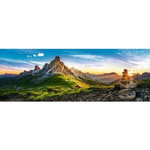Dokončené Trefl Passo di Giau 1000 dielikov panoramatické puzzle - Puzzle