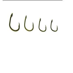 Avid pontyozó horgok - hosszú szárú, tövis nélküli, 4-es méret - Feeder & pontyozó horog