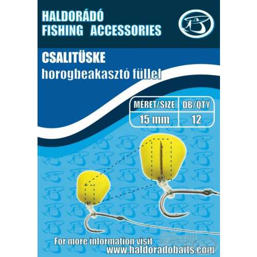 Haldorádó Horgász Kellékek 15mm Csalitüske Horogbeakasztó Füllel 