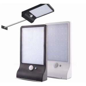 Borbede Napelemes DIM Light LED fény és mozgásérzékelős lámpa T1617 #fehér-fekete