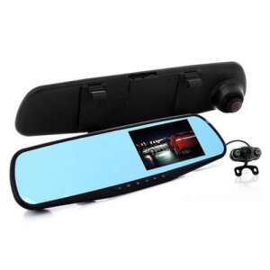 Duális Autós Kamera Visszapillantó Tükör - 1080p Full HD