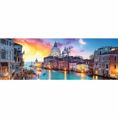 Złóż Canal Grande z tych puzzli Trefl Panorama 1000 elementów