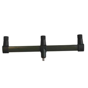 Carp Academy Triangle Buzz Bar DLX 30cm 3botos horgászbot tartó, zöld, 3 bot - Kereszttartó