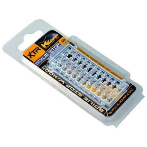 K-Karp boilie stopper horoggal, 40 darab, átlátszó csali stopper ponty horgászathoz - K-Karp
