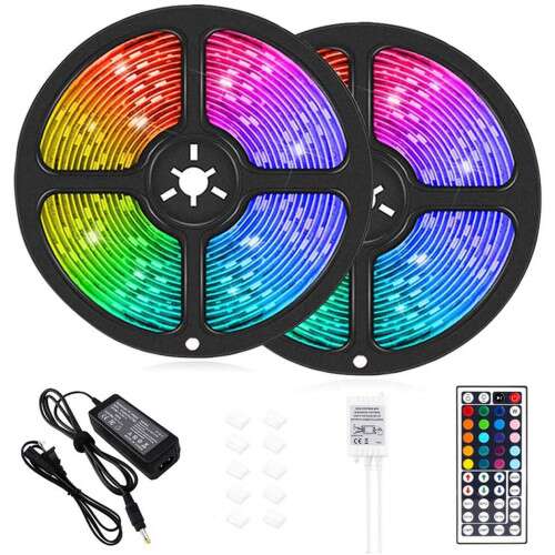 RGB LED Szalag - 10 méter - Színváltós - 54 LED/m