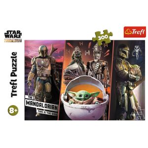 Trefl Star Wars The Mandalorian Baby Yoda 300 Piece Puzzle - Trefl Puzzle
