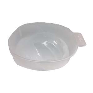 Opál fehér manikűr tál #013, műanyag áztatótál kézhez - Manikűr áztatótál