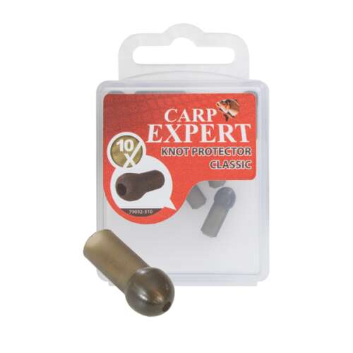 Carp Expert Csomóvédő Classic, 10 db-os csomag, barna, csomóvédelem horgászszálhoz - Bojli aprócikk