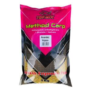 Topmix Method Carp Ananász - Vajsav 1kg Etetőanyag - Morzsa