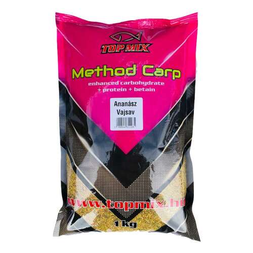 Topmix Method Carp Ananász - Vajsav 1kg Etetőanyag