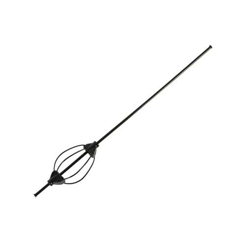 DEÁKY 4 bordás feeder kosár, 50g, inline, fekete - Method és feeder kosár