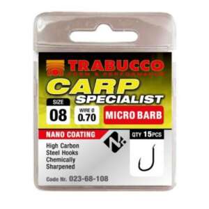 Trabucco carp specialist mikro szakállas horog 18 15 db 92746284 