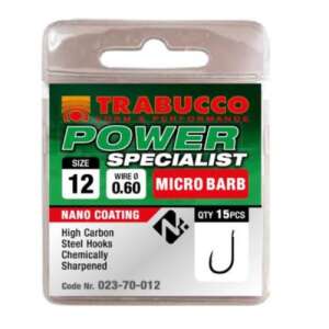 Trabucco power specialist mikro szakállas horog 18 15 db 92746310 