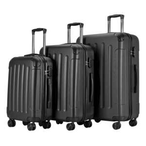 VERTICAL set od 3 kofera na 4 kotača s bravom, crni | BONTOUR 46824687 - Kofer