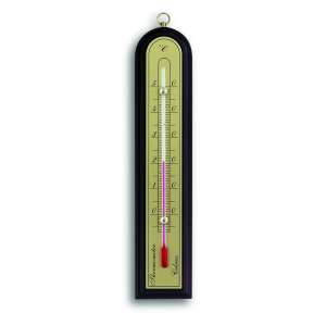 Raumthermometer aus elegantem, massivem Mahagoniholz 35182597 - Raumthermometer