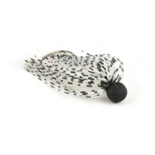 Rapture Quick Jig BTF 10g 2/0 1db horgászcsali, fehér fekete foltokkal - Rapture