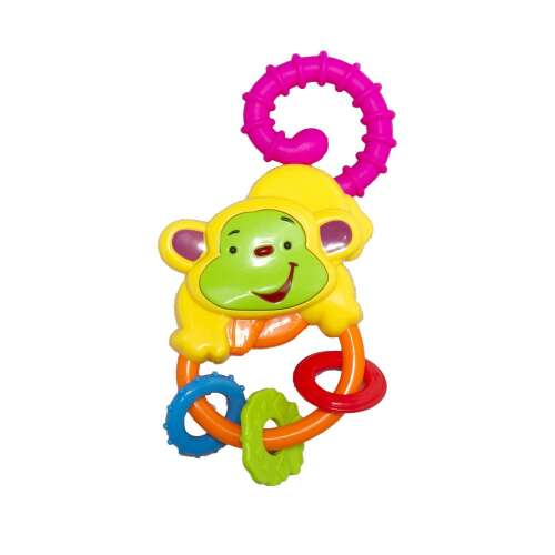 Majom csörgő puha farokkal, baba játék, rágóka, csörgő babáknak, baba csörgő, majom csörgő, baba játék a fogzáshoz, baba rágóka, baba játékok, baba zuhany ajándék, baba ajándék