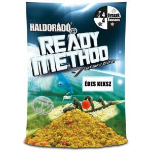 Haldorádó Ready Method Édes Keksz method etetőanyag, készen használható, ponty horgászatra - Morzsa