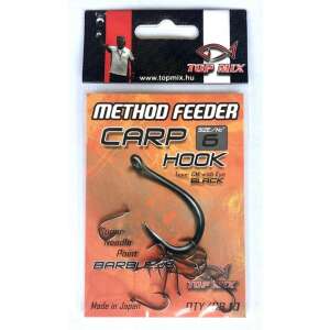 Method feeder carp hook barbless #6 92750821 