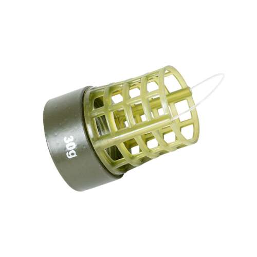 Benzar Distance Feeder kosár, 30g, zöld, pontyhorgászatra