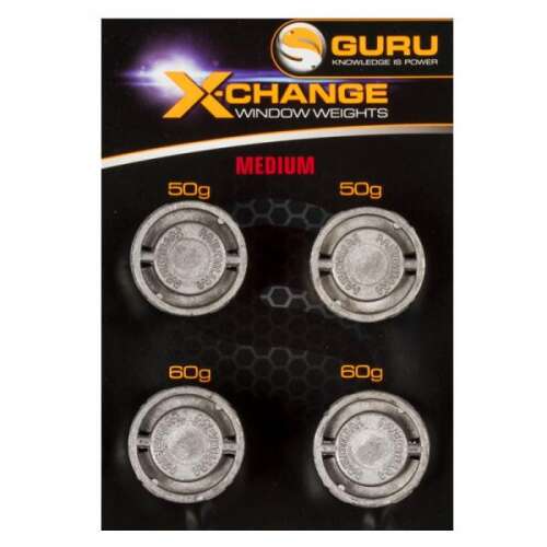 Guru X-Change Window Weights Medium 50g és 60g - Method és feeder kosár