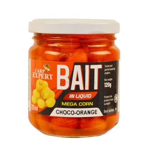 Carp Expert Mega Corn Csalitó folyadékban Choco-Orange, 212ml - Szemes horogravaló