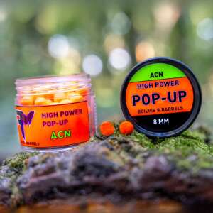 Feedermania High Power Pop-Up Boilies & Barrels 8mm ACN - PopUp