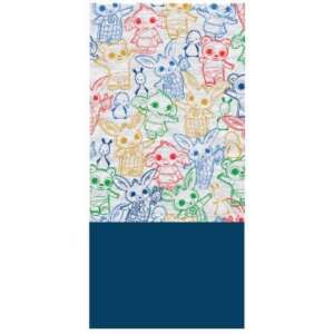 Komin Bing Bunny z kolorowym nadrukiem postaci i ciemnoniebieską podszewką z polaru - Bing Szalik dziecięcy