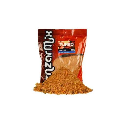 Benzarmix Turbo Method etetőanyag, 800g, Mangó-Chili ízű - Horgász morzsa