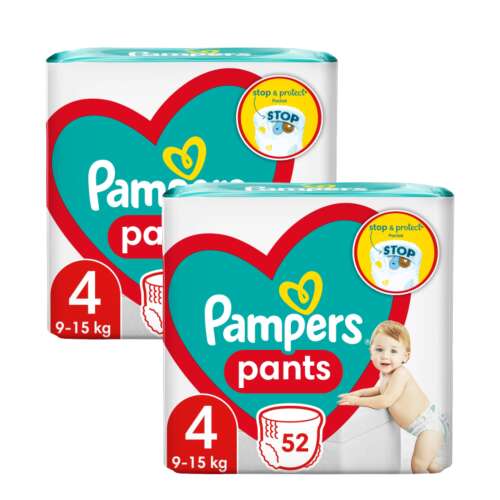 Pampers Pants Jumbo Pack Balenie plienok 9-15kg Maxi 4 (104db) 47265428