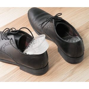 Sarokemelő szilikon sarokemelő talpbetét használat közben fekete bőr cipőben - Szépség & Egészség